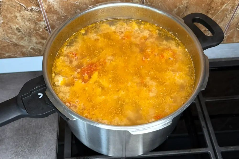 Drege cu ou ciorba de curcan