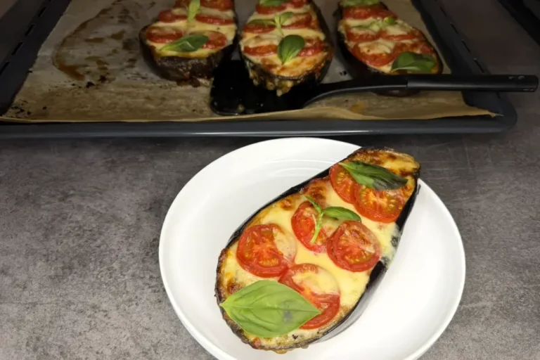 Vinete umplute cu rosii si mozzarella